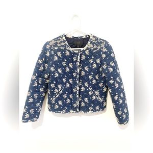 J crew quilted jacket